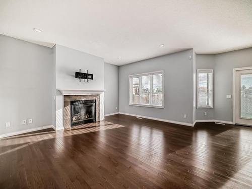 3 Riviere Terrace, St. Albert, AB - Indoor Photo Showing Living Room With Fireplace