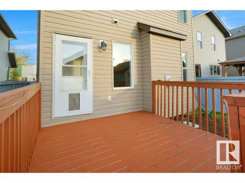 582 Tamarack Road, Edmonton, AB - Outdoor With Deck Patio Veranda With Exterior