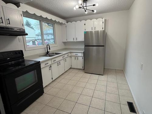 2645 135 Avenue, Edmonton, AB - Indoor Photo Showing Kitchen With Double Sink