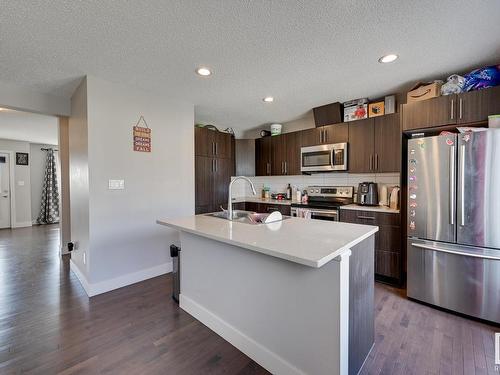 6 2922 Maple Way, Edmonton, AB - Indoor Photo Showing Kitchen With Upgraded Kitchen