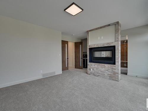 2503 Cameron Ravine Landing, Edmonton, AB - Indoor With Fireplace