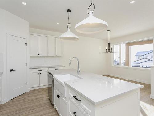 8 55101 Ste Anne Trail, Rural Lac Ste. Anne County, AB - Indoor Photo Showing Kitchen With Upgraded Kitchen