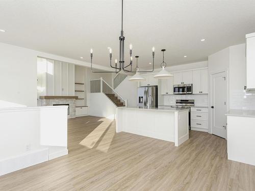 8 55101 Ste Anne Trail, Rural Lac Ste. Anne County, AB - Indoor Photo Showing Kitchen With Upgraded Kitchen