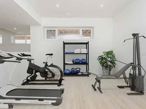 8 55101 Ste Anne Trail, Rural Lac Ste. Anne County, AB - Indoor Photo Showing Gym Room