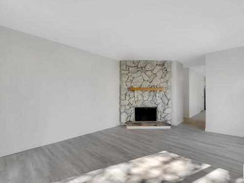 246 Lancaster Terrace, Edmonton, AB - Indoor Photo Showing Living Room With Fireplace