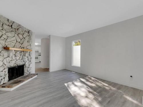 246 Lancaster Terrace, Edmonton, AB - Indoor Photo Showing Living Room With Fireplace