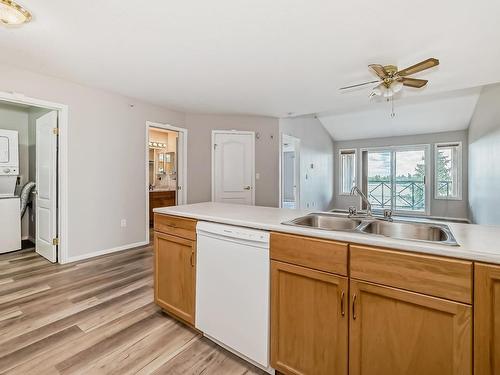 412 8912 156 Street, Edmonton, AB - Indoor Photo Showing Kitchen With Double Sink