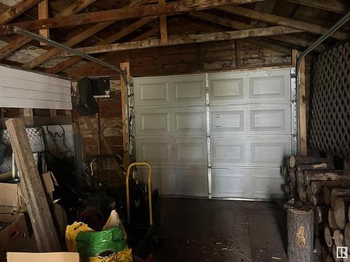 4924 48 Street, Redwater, AB - Indoor Photo Showing Garage