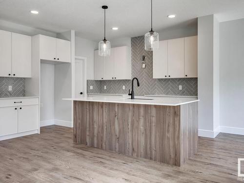 9201 102 Street, Morinville, AB - Indoor Photo Showing Kitchen