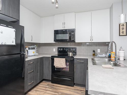 121 3670 139 Avenue, Edmonton, AB - Indoor Photo Showing Kitchen With Double Sink