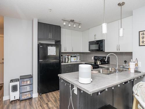 121 3670 139 Avenue, Edmonton, AB - Indoor Photo Showing Kitchen With Double Sink With Upgraded Kitchen