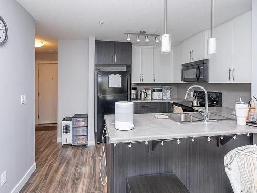 121 3670 139 Avenue, Edmonton, AB - Indoor Photo Showing Kitchen With Double Sink