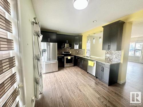 12 10114 160 Street, Edmonton, AB - Indoor Photo Showing Kitchen With Upgraded Kitchen