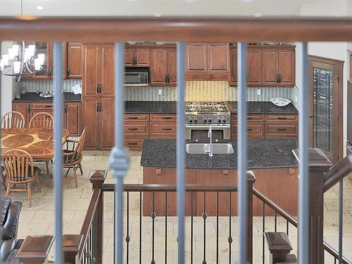 1253 Adamson Drive, Edmonton, AB - Indoor Photo Showing Kitchen With Double Sink