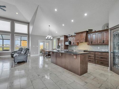 1253 Adamson Drive, Edmonton, AB - Indoor Photo Showing Kitchen With Upgraded Kitchen