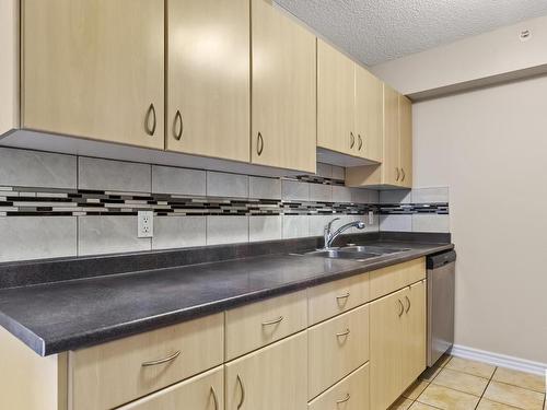 1405 10180 104 Street, Edmonton, AB - Indoor Photo Showing Kitchen With Double Sink