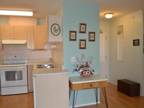 436 13441 127 Street, Edmonton, AB - Indoor Photo Showing Kitchen With Double Sink