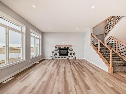 10214 92A Avenue, Morinville, AB - Indoor With Fireplace