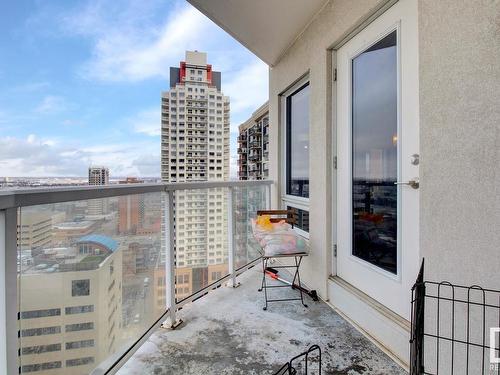 1801 10152 104 Street, Edmonton, AB - Outdoor With Balcony With Exterior