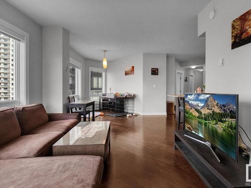 1801 10152 104 Street, Edmonton, AB - Indoor Photo Showing Living Room