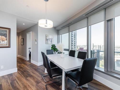 1701 11969 Jasper Avenue, Edmonton, AB - Indoor Photo Showing Dining Room