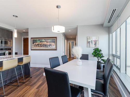 1701 11969 Jasper Avenue, Edmonton, AB - Indoor Photo Showing Dining Room