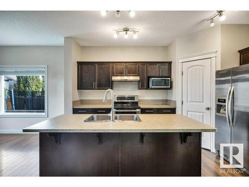 11620 17 Avenue, Edmonton, AB - Indoor Photo Showing Kitchen With Double Sink With Upgraded Kitchen