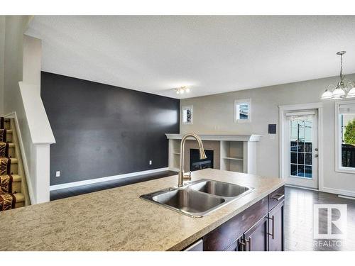 11620 17 Avenue, Edmonton, AB - Indoor Photo Showing Kitchen With Double Sink