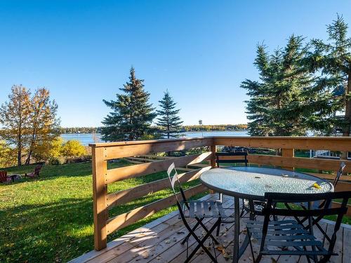 482 Lakeview Drive, Rural Lac Ste. Anne County, AB - Outdoor With Body Of Water With Deck Patio Veranda With View