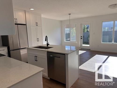 5 13119 209 Street Nw, Edmonton, AB - Indoor Photo Showing Kitchen With Double Sink