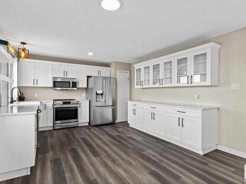 153080 Twp Rd 565, Rural Two Hills County, AB - Indoor Photo Showing Kitchen With Stainless Steel Kitchen