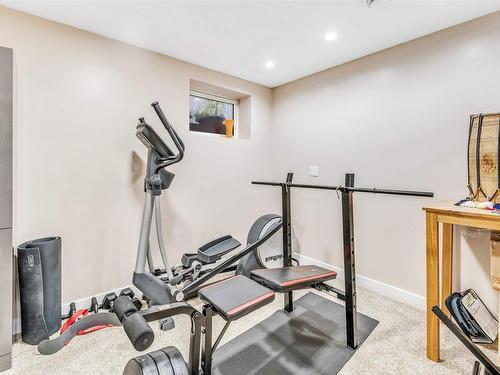 2012 33A Avenue, Edmonton, AB - Indoor Photo Showing Gym Room