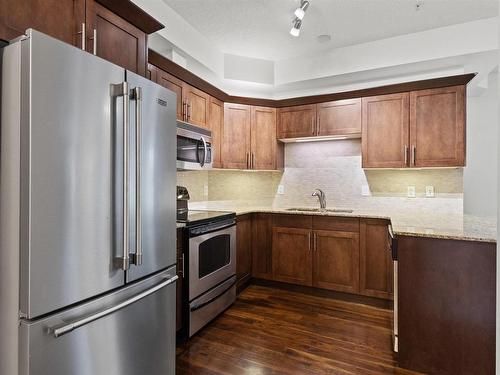 102 10524 77 Avenue, Edmonton, AB - Indoor Photo Showing Kitchen