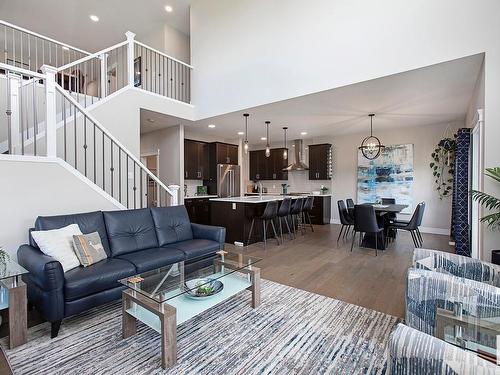 44 Amesbury Wynd, Sherwood Park, AB - Indoor Photo Showing Living Room