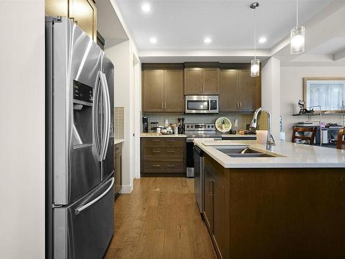 1540 151 Avenue, Edmonton, AB - Indoor Photo Showing Kitchen With Double Sink With Upgraded Kitchen