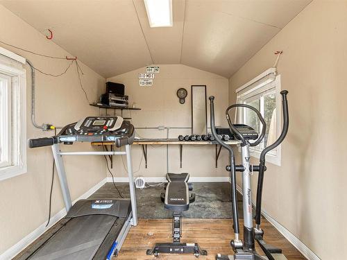 48030B Rge Road 85, Rural Brazeau County, AB - Indoor Photo Showing Gym Room