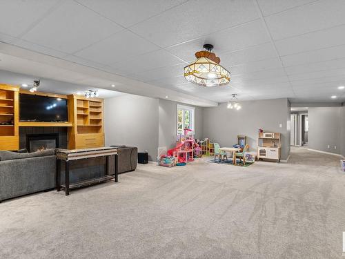 277 52514 Rge Road 223, Rural Strathcona County, AB - Indoor Photo Showing Other Room With Fireplace