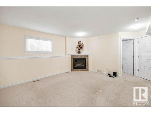 1566 34A Avenue, Edmonton, AB - Indoor With Fireplace