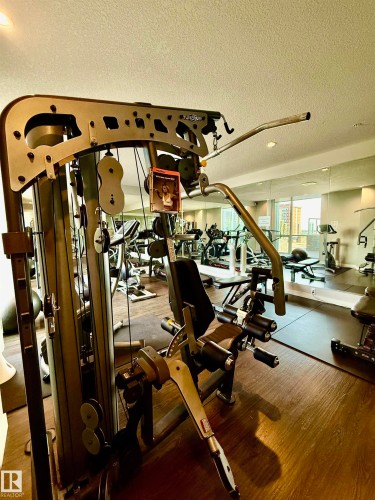 609 10238 103 Street, Edmonton, AB - Indoor Photo Showing Gym Room