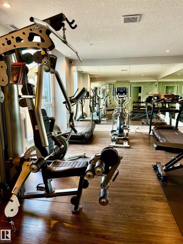 609 10238 103 Street, Edmonton, AB - Indoor Photo Showing Gym Room