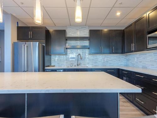 2501 10238 103 Street, Edmonton, AB - Indoor Photo Showing Kitchen With Upgraded Kitchen