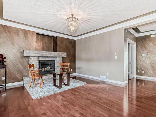 1528 Cunningham Cape, Edmonton, AB - Indoor With Fireplace