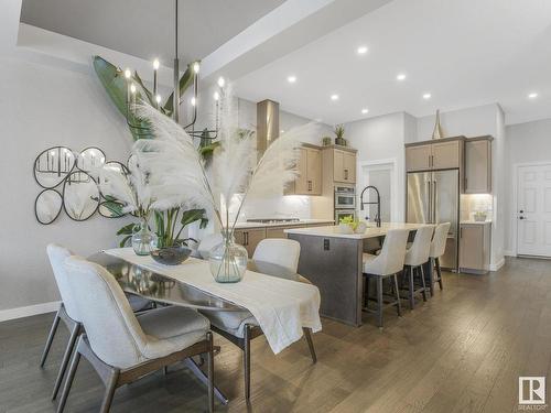 122 Edgewater Circle, Leduc, AB - Indoor Photo Showing Dining Room