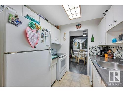 201 5125 Riverbend Road, Edmonton, AB - Indoor Photo Showing Kitchen