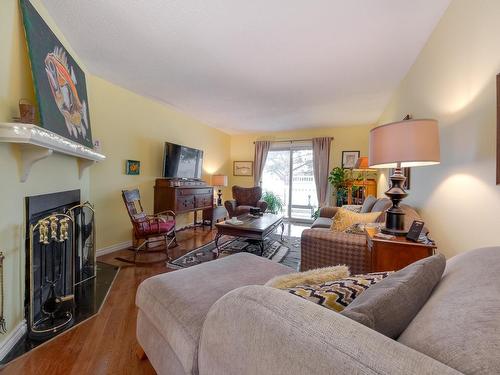 10636 29 Avenue, Edmonton, AB - Indoor Photo Showing Living Room With Fireplace