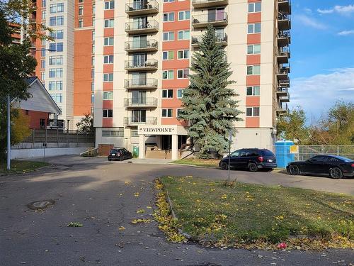 603 9028 Jasper Avenue, Edmonton, AB - Outdoor With Balcony With Facade