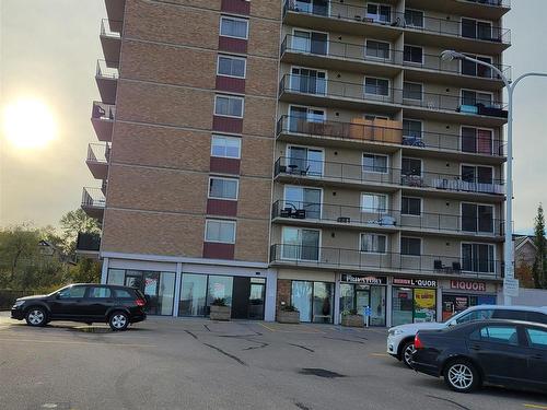 603 9028 Jasper Avenue, Edmonton, AB - Outdoor With Balcony With Facade