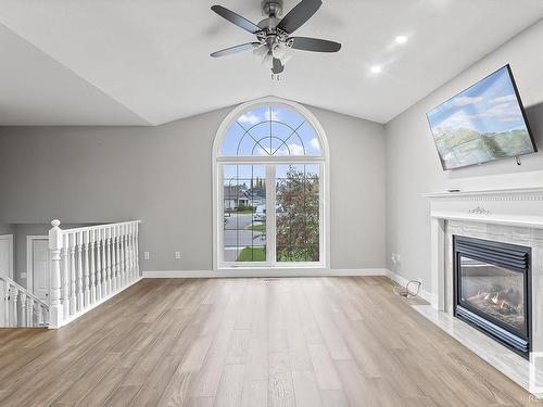 808 26 Street, Cold Lake, AB - Indoor Photo Showing Living Room With Fireplace