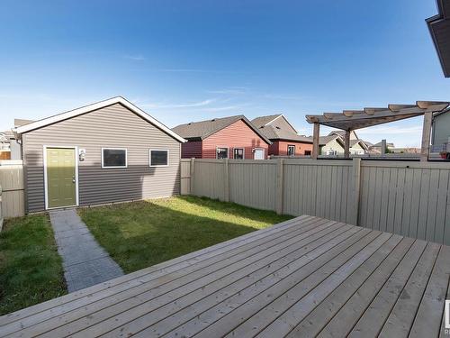 483 Orchards Boulevard, Edmonton, AB - Outdoor With Deck Patio Veranda