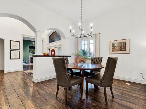 58 Greenfield Crescent, Fort Saskatchewan, AB - Indoor Photo Showing Dining Room